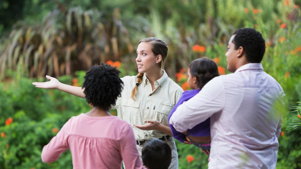 A Costa Rican tour guide.