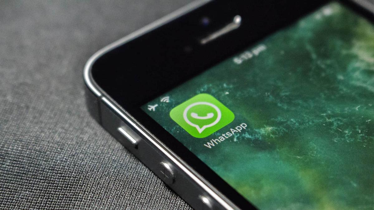 WhatsApp app on a smart phone