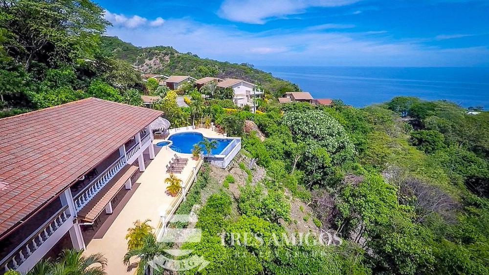 View of the Papagayo region in Costa Rica